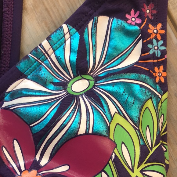 Joe Boxer purple floral bikini - Picture 9 of 9